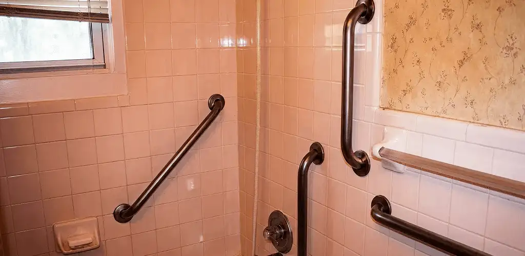 Shower grab bar installation for bathroom safety and accessibility in Tallahassee, FL
